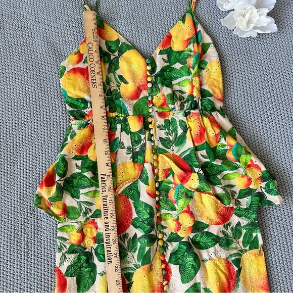 FARM RIO Sands Linen Midi Dress Size Small - Picture 7 of 16